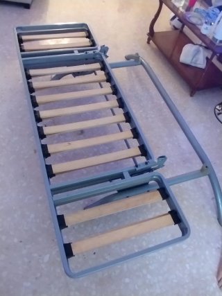 Estructura Somier Cama Metálica Madera