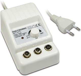 Metronic amplificador antena TV interior TDT