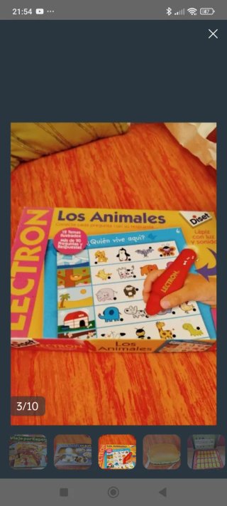 Juego Lectron Los Animales Diset
