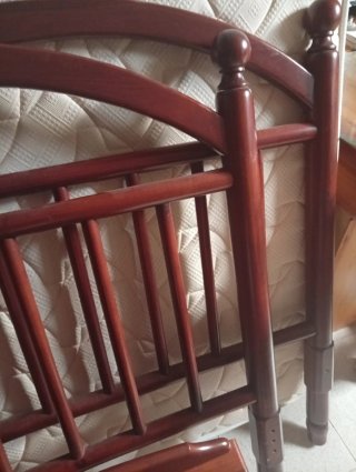 2 Cabeceros Cama 90 + Mesita Noche Madera