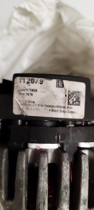 Alternador Bosch 112079 valido para varios modelos