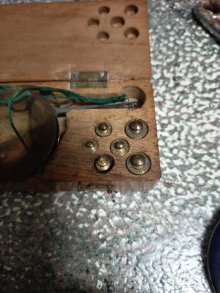 Báscula Joyería Antigua 1883