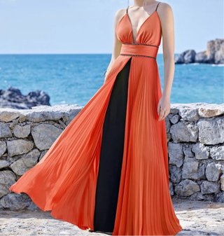 Vestido de fiesta de la diseñadora Sonia Peña