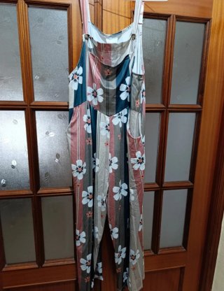 Pichi pantalón estampado flores talla única