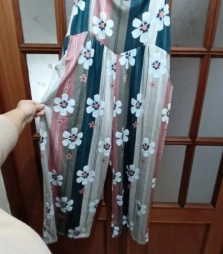 Pichi pantalón estampado flores talla única
