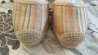 Cuñas mujer beige