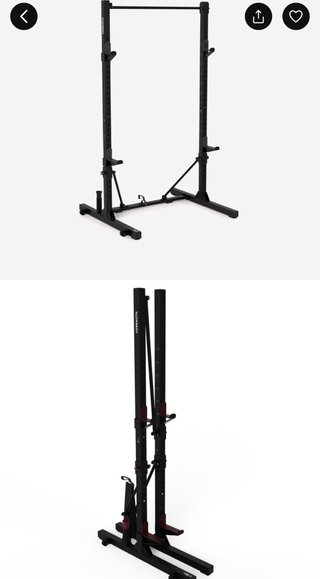 Rack Musculación Plegable Decathlon 500
