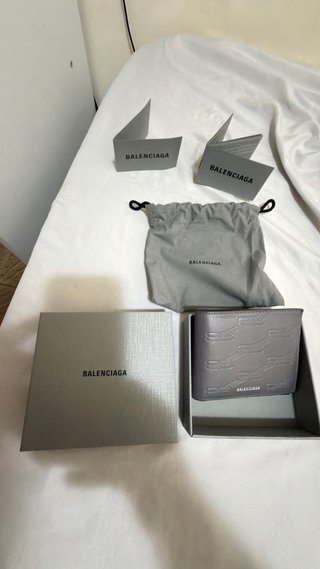 Portafoglio Balenciaga Grigio Uomo