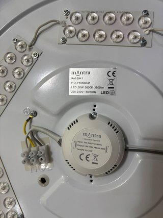 Plafón LED redondo blanco