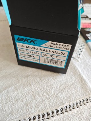 10x Sabiki BKK Micro Flash Hooks