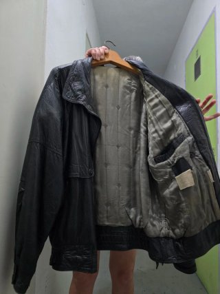 Chaqueta Cuero natural Vintage