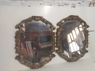 2 Espejos Victorianos Italianos depose