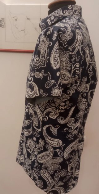 Jack South - Camicia Uomo Fantasia Paisley - L