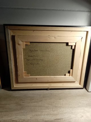 Quadro fiori su tela acrilica