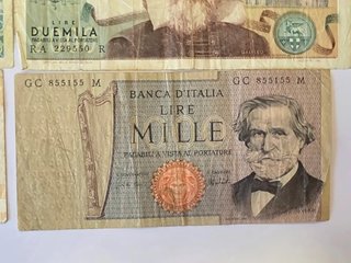 Lotes de Billetes Italianos.