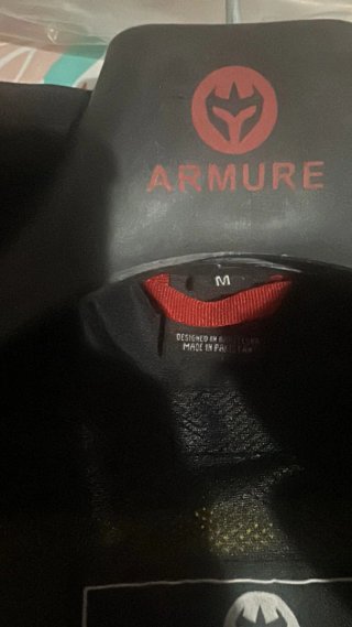 Chaqueta moto Armure con espaldera