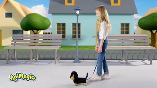 ANIMAGIC peluche interactivo perro salchicha