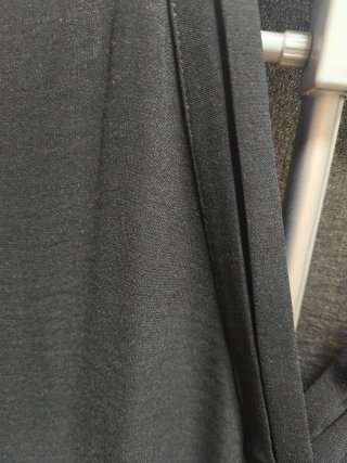 Vestido largo negro Zara