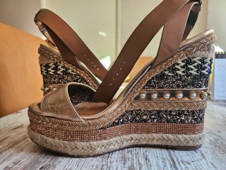 Sandalias Plataforma River Island Doradas