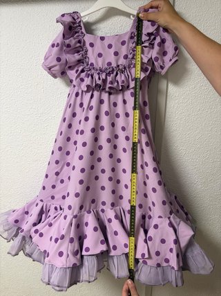 Traje Flamenca Gitana Niña Morado/Violeta 200€/Uni