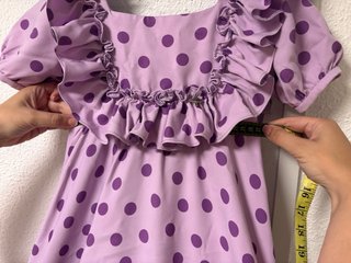 Traje Flamenca Gitana Niña Morado/Violeta 200€/Uni