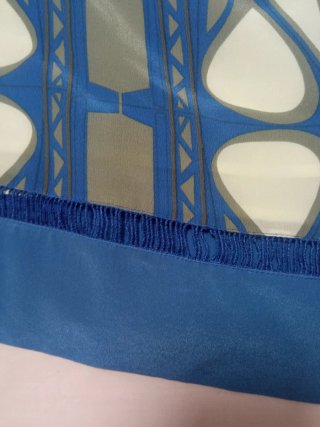 Vestido Van-Dos Azul y Blanco