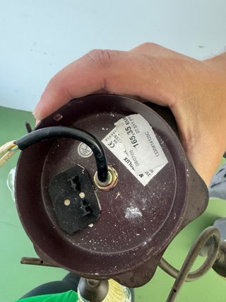 Lámpara de techo cristal y metal