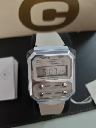 Orologio Casio Silver/White