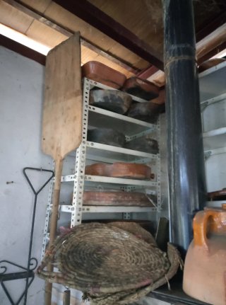 Bandejas de barro para horno de leña