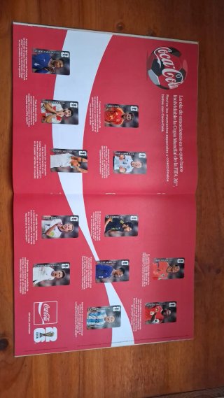 Colección completa mundial Cocacola 12 cromos