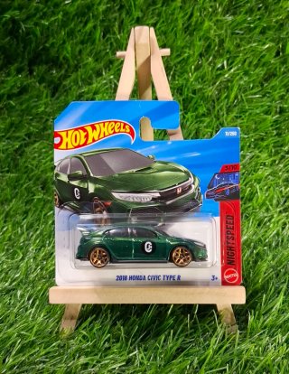 Hot Wheels 2018 Honda Civic Type R Verde