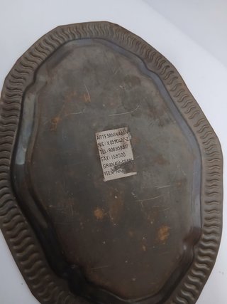 Juego de té de latón vintage