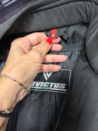 Chaqueta Moto Invictus Mujer Negra y Amarilla