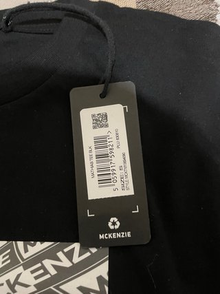 Camiseta Negra McKenzie Manga Corta