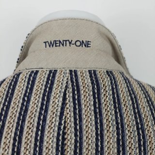 Giacca Uomo Twentyone Beige/Blu Taglia 48