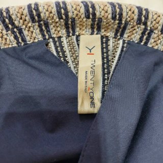 Giacca Uomo Twentyone Beige/Blu Taglia 48