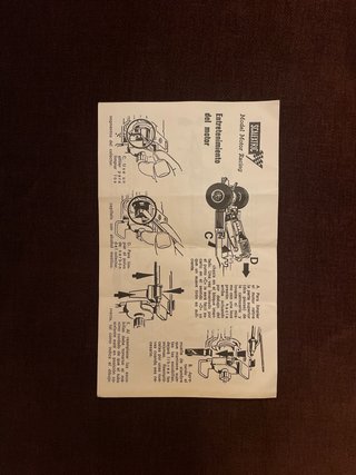 Instrucciones Scalextric Tyrrell P-34