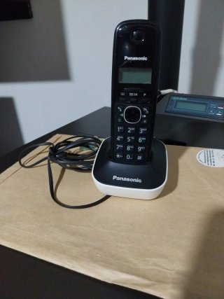 Teléfono Inalámbrico Panasonic Negro/Blanco
