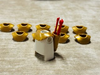 Playmobil 10 cuellos arqueros dorados