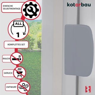 KOTARBAU manija balcón tirador puerta antracita