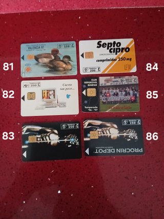 Schede telefoniche Spagna 250 Peseta cabitel