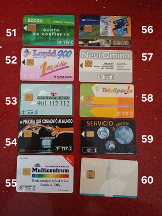 Schede telefoniche Spagna 250 Peseta cabitel