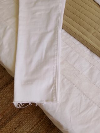 Pantalón vaquero Zara blanco