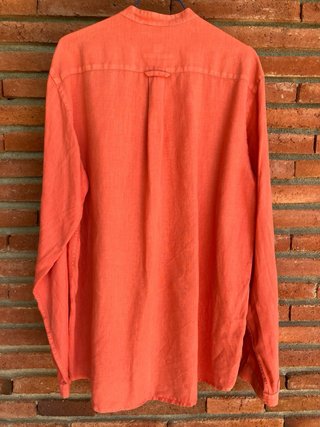 Camisa Andre Denis cuello mao coral Talla M