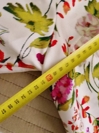 Vestido Zara mangas abullonadas floral