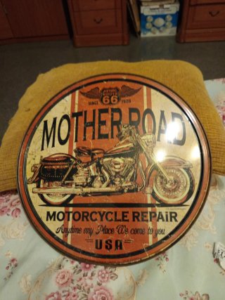 Placa Metal Mother Road Route 66 USA