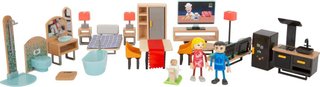 Small Foot set muebles casa muñecas madera