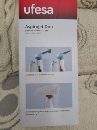 Ufesa Aspirojet Duo Limpiacristales Eléctrico