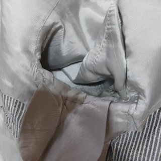 Giacca Battisti 1950 sartoriale estiva righe
