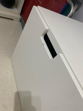 Baúl de madera blanco Ikea